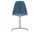 Stolička Eames DSL, sea blue / polished aluminum