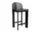 Barová stolička Chisel 35 H65, black lacquered oak