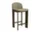 Barová stolička Chisel 35 H65, green umber lacquered beech / Linara 313