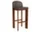 Barová stolička Chisel 35 H75, walnut / Grano chocolate