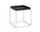 Stolík Tray Table 40x40, black / silicone coated steel