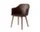 Stolička Rely HW76 s podrúčkami, walnut / burnt umber