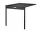Výklopný stolík String Folding Table, black stained ash/black