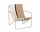 Kreslo Desert Lounge Chair, cashmere/soil
