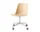 Kancelárska stolička Rely HW21, polished aluminium/beige sand