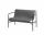 Textilný podsedák Palissade Dining Bench quilted cushion, anthracite