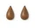 Vešiaky Dropit Small, walnut