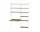 Policová zostava String Workspace B, oak/white