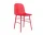 Stolička Form Steel, bright red