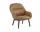 Kreslo Fiber Lounge Armchair Wood, cognac/black oak