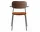 Stolička Co Chair s podpierkami rúk dark oak, Champion 061