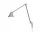 Nástenná lampa NJP Long, light aluminium grey