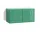 Nástenná komoda Perforated Cabinet Wall Small, soft jade