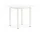 Stôl Annex Round Ø110, cream white/white laminate