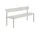 Lavica Linear Steel Bench s opierkou 170 cm, grey