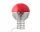 Stolná lampa Wire 30, chrome/red