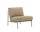 Kreslo Settle Lounge Chair bez podrúčiek, Ribbed Weave 5/taupe