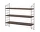 Polica String Pocket, dark oak / dark brown