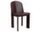 Stolička Chisel 65, dark bordeaux lacquered beech
