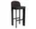 Barová stolička Chisel 35 H75, black lacquered oak / Steelcut Trio 383