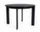 Jedálenský stôl Chisel 25 Round Ø110, black lacquered oak