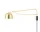 Nástenná lampa Grant 111 cm, brass
