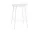 Barová stolička Fiber Stool 65cm Tube Base, natural white
