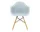 Stolička Eames DAW, ice grey