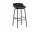 Celočalúnená barová stolička Hyg Barstool 75, black/main line flax