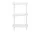 Polica Block Shelf, white/white