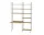 Policová zostava String Workspace B, oak/black