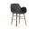 Stolička Form s podpierkami rúk Walnut, black