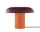 Stolná lampa Montera JH42, amber/ruby