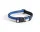 Obojok pre psa Dogs Collar Flat S/M, off-white/blue