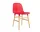 Stolička Form Oak, bright red