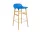Barová stolička Form 65 cm Oak, bright blue