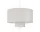 Závesná lampa Margin Ø90, white canvas
