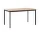Jedálenský stôl Drip HW115, black/lacquered oak