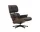 Kreslo Eames Lounge Chair Walnut Dark, Leather Natural F68 chocolate