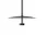 Závesná lampa Reflection Ø24, black lacquered aluminium