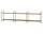 Policová zostava String Living Room O, oak/black