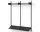 Policová zostava Wardrobe Shelf 2, black ash/black