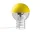 Stolná lampa Wire 30, chrome/yellow