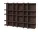 Polica Tilem 6x4, dark stained oak