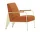 Kreslo Fauteuil de Salon, cognac