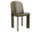 Stolička Chisel 65, green umber lacquered beech