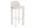 Barová stolička Chisel 35 H75, cream white lacquered beech / Mode 11
