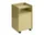 Stolík Folded Trolley Low Drawer, dark beige green