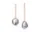 Vianočné ozdoby Bellure Baubles set 2ks, silver