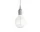Závesná LED lampa E27, light grey